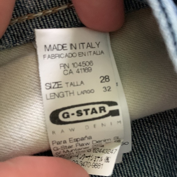 G Star Orginals Raw Denim Jeans - Picture 7 of 7